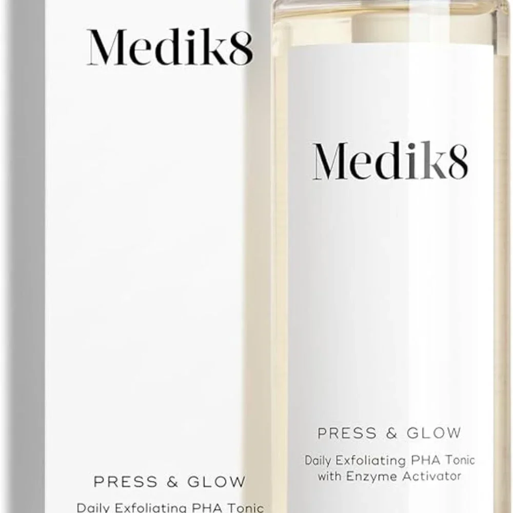 Medik8 Press & Glow Daily Exfoliating PHA Tonic with Enzyme Activator